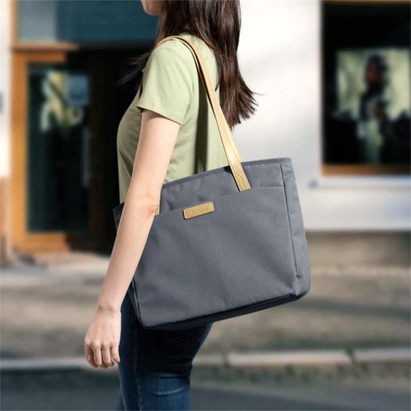 TomToc taška Versatile T23 Tote Bag pre Macbook Pro 14" M1/M2/M3/M4 - Grayish Blue 