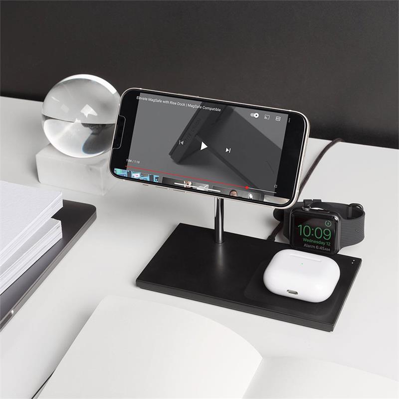 Native Union Snap 3-in-1 Magnetic Wireless Charger – Black 