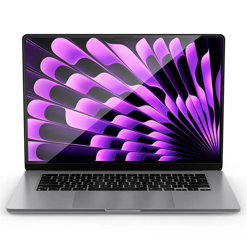 Spigen ochranné sklo Glas.tR Slim pre Macbook Air 15" M2/M3/M4 - Black Frame 