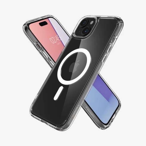 Spigen kryt Ultra Hybrid Magsafe pre iPhone 15 - White 