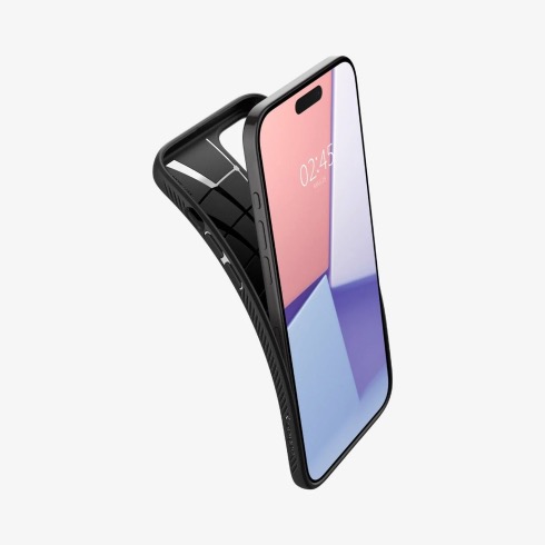 Spigen kryt Liquid Air pre iPhone 15 Pro Max - Matte Black 