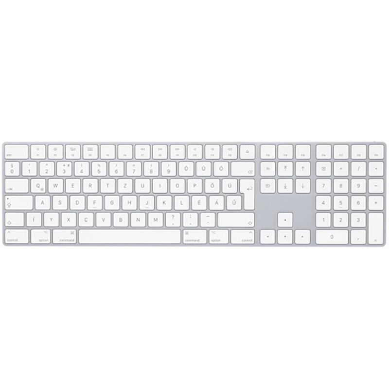 Apple Magic Keyboard with Numeric Keypad Hungarian - Silver 