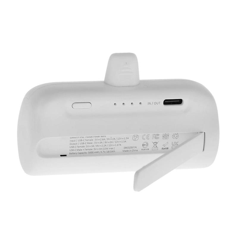 Adam Elements powerbank Gravity P5C 5.000 mAh - White 