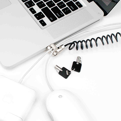 Compulocks MacBook Lock - Macbook Pro Lock - Coiled Cable Lock 