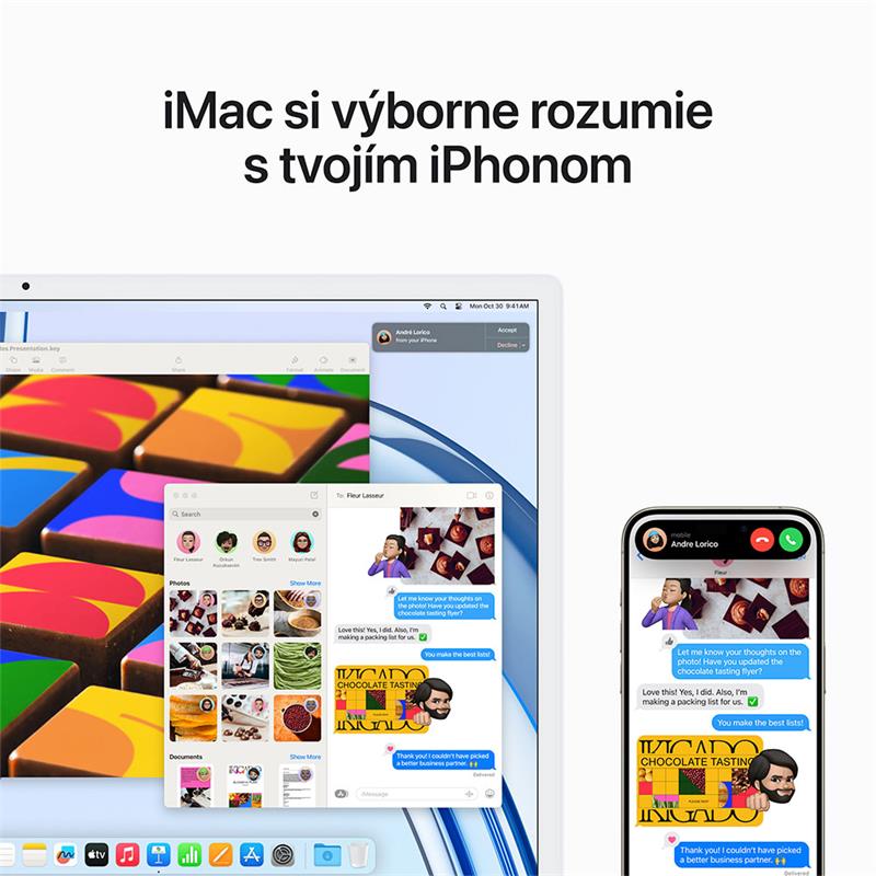 iMac 24" 4.5K Apple M3 8C CPU 10C GPU 8GB 256GB Ružový SK 