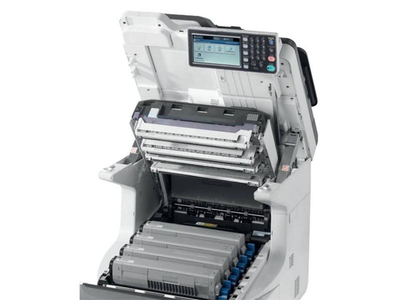 OKI MC853dn, A3 LED, color MFP, 23 pages min, 1200x600, USB, LAN, FAX, duplex - základná verzia 