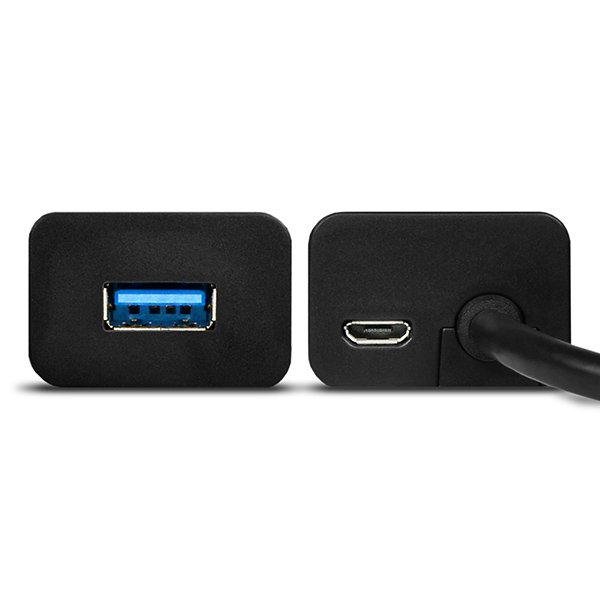 AXAGON HUE-S2B, 4x USB 3.0 CHARGING hub, micro USB nap. konektor, kábel USB-A 30cm 