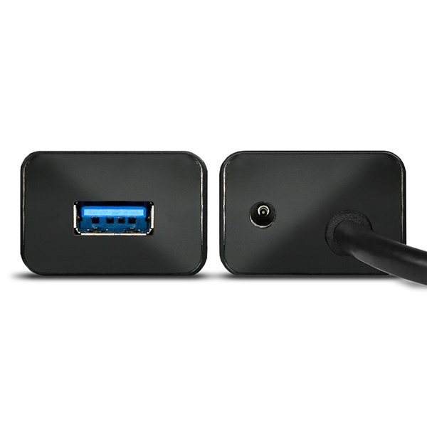 AXAGON HUE-SA7BP, 4x USB 3.0 ALU CHARGING hub, vr. AC adaptéra, kábel USB-A 40cm 