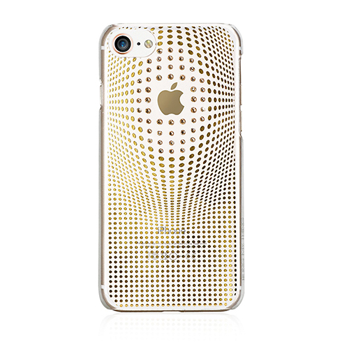 Swarovski kryt Warp pre iPhone 8 - Deluxe Gold 