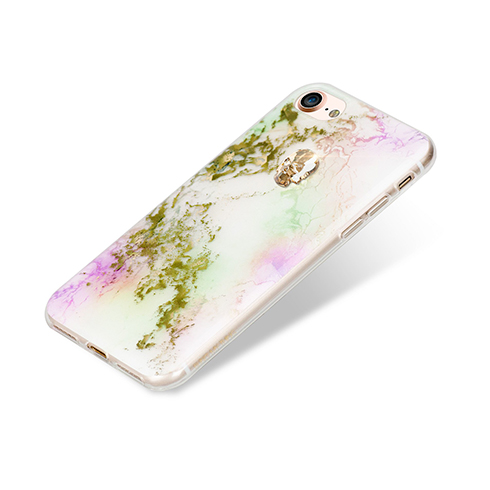 Swarovski kryt Treasure pre iPhone 8 - Unicorn/Gold Skull 