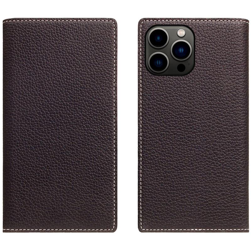 SLG Design puzdro D8 Magsafe Full Grain Leather pre iPhone 15 Pro Max - Brown 