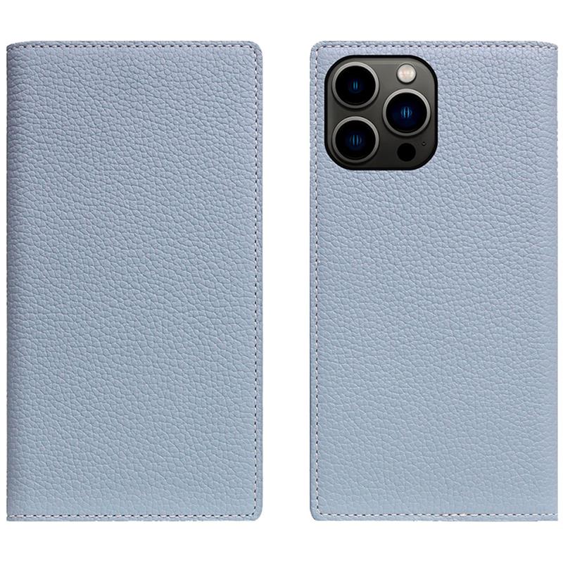 SLG Design puzdro D8 Magsafe Full Grain Leather pre iPhone 15 Pro Max - Powder Blue 