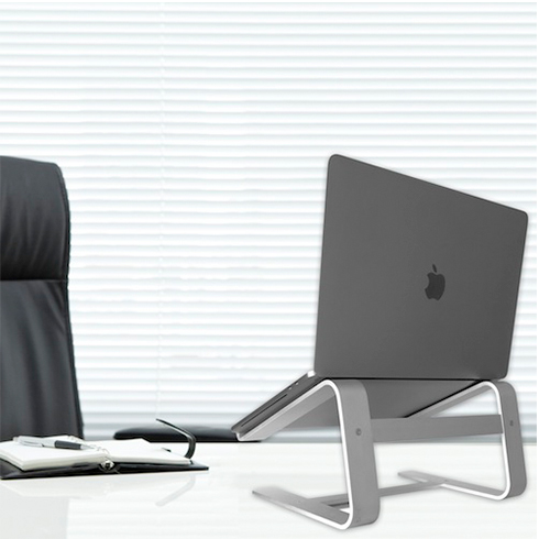 Macally stojan Astand pre Macbook - Silver Aluminium 