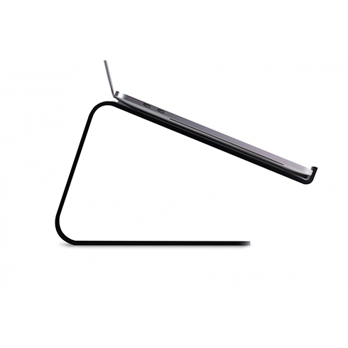 TwelveSouth stojan Curve pre MacBook - Matte Black Aluminium 