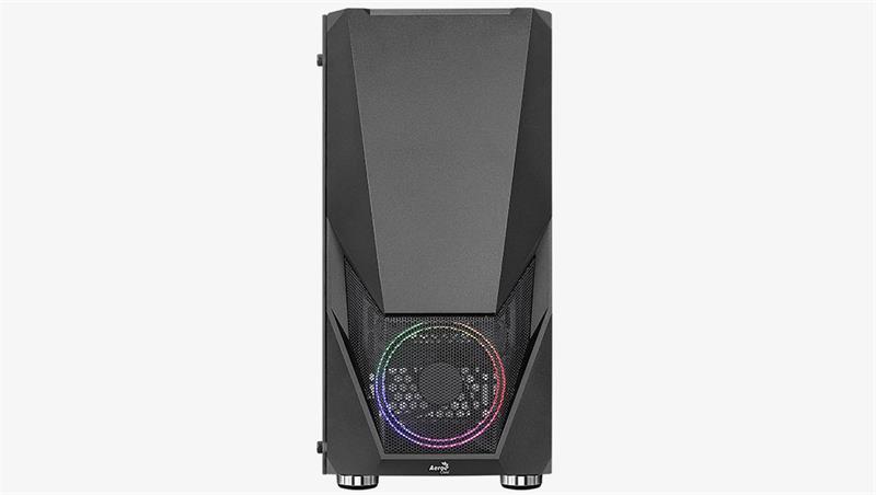 AEROCOOL skříň Zauron Saturn FRGB ML G,  Mid tower,  2x USB 3.0,  2x audio,  1x 120mm FRGB Fan,  bez zdroje 
