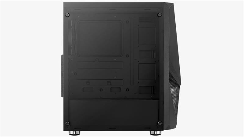 AEROCOOL skříň Zauron Saturn FRGB ML G,  Mid tower,  2x USB 3.0,  2x audio,  1x 120mm FRGB Fan,  bez zdroje 