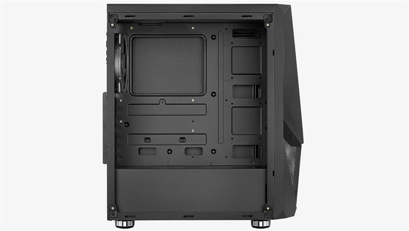 AEROCOOL skříň Zauron Saturn FRGB ML G,  Mid tower,  2x USB 3.0,  2x audio,  1x 120mm FRGB Fan,  bez zdroje 