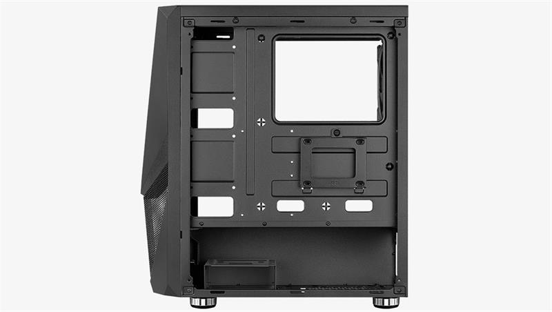 AEROCOOL skříň Zauron Saturn FRGB ML G,  Mid tower,  2x USB 3.0,  2x audio,  1x 120mm FRGB Fan,  bez zdroje 