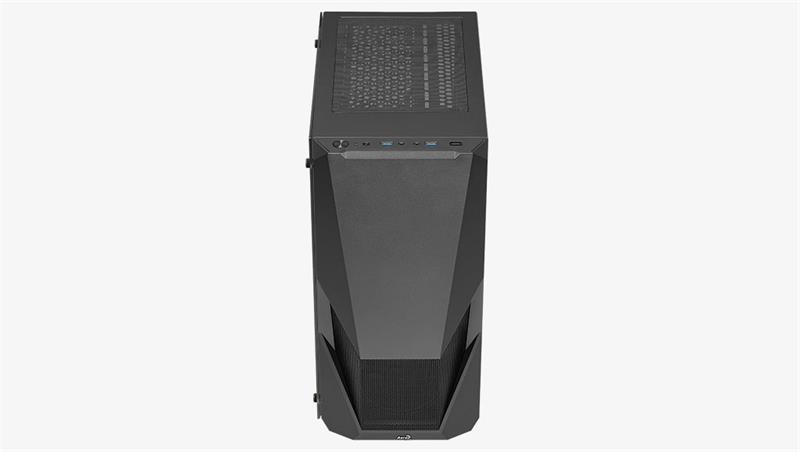 AEROCOOL skříň Zauron Saturn FRGB ML G,  Mid tower,  2x USB 3.0,  2x audio,  1x 120mm FRGB Fan,  bez zdroje 