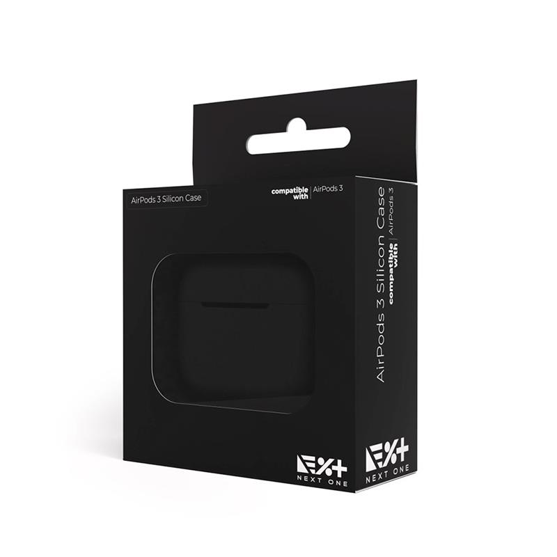 Next One puzdro Silicone Case pre Apple Airpods 3 - Black 