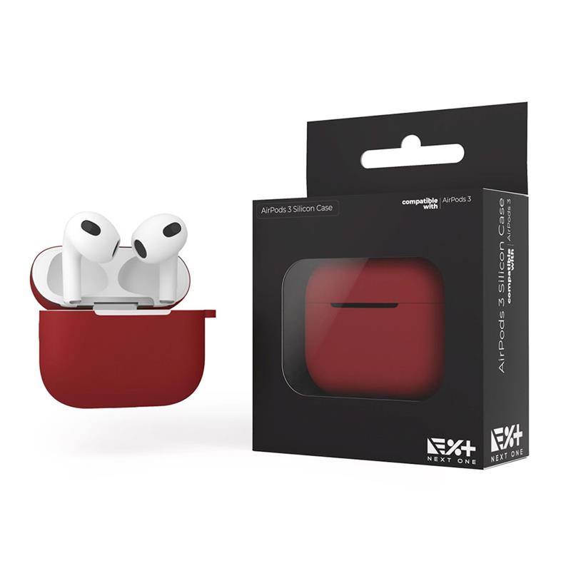 Next One puzdro Silicone Case pre Apple Airpods 3 - Red 