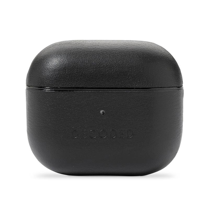 Decoded puzdro AirCase Leather pre Apple Airpods 3 - Black 