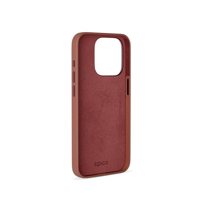 Epico Mag+ Leather Case iPhone 15 Pro Max - hnedá 