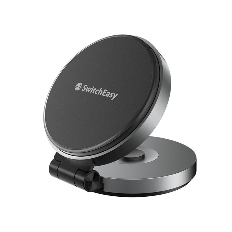SwitchEasy Orbit Pro Wireless Charging Magnetic Stand Qi2 - Black 