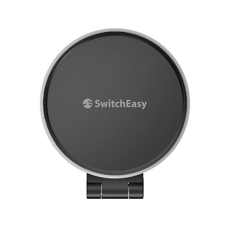 SwitchEasy Orbit Pro Wireless Charging Magnetic Stand Qi2 - Black 
