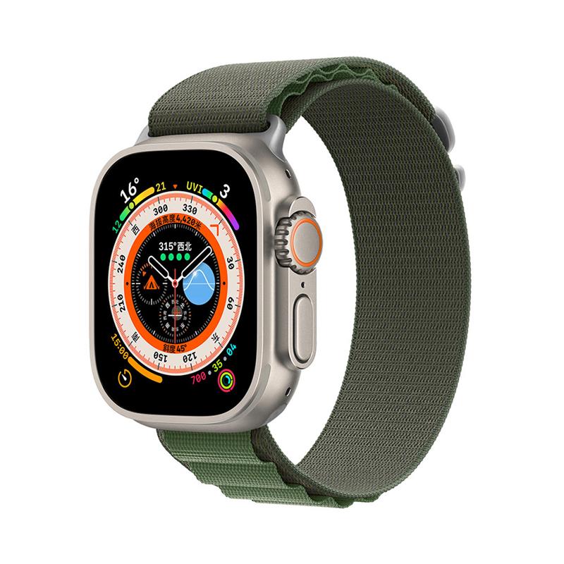 Devia remienok Deluxe Series Sport5 Nylon Braided Adjustable Band 40/41mm - Army Green 