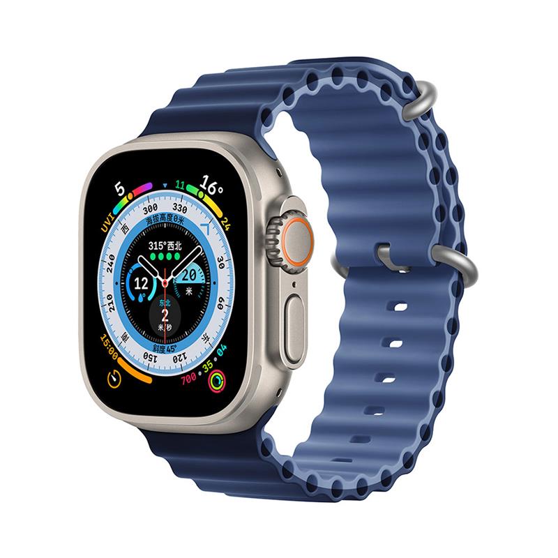 Devia remienok Deluxe Series Sport6 Silicone Two-tone Band 40/41mm - Light/Deep Blue 