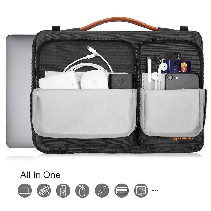 tomtoc Messenger - 16" MacBook Pro 2019, čierny 