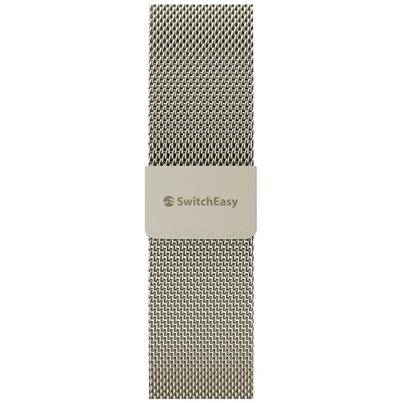 SwitchEasy remienok Mesh Stainless Steel pre Apple Watch 40/41/42mm - Starlight 