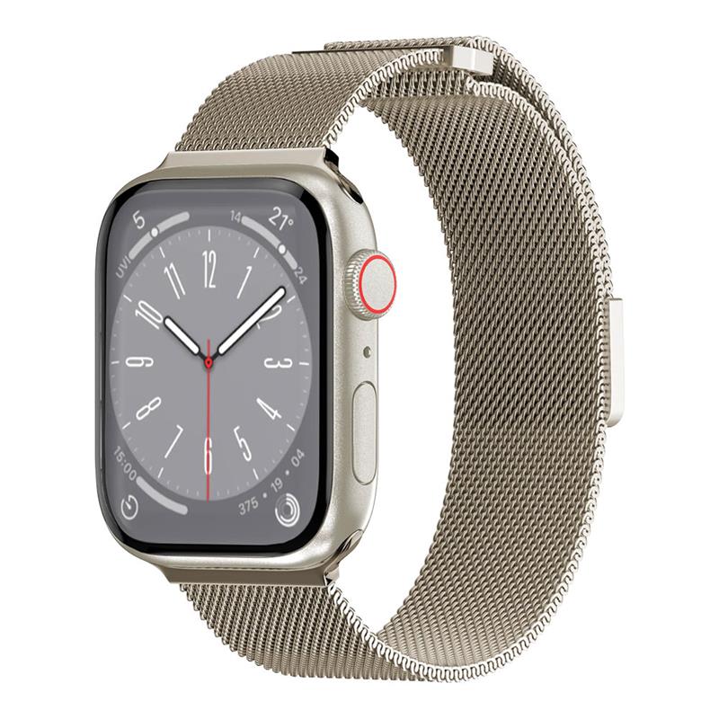 SwitchEasy remienok Mesh Stainless Steel pre Apple Watch 44/45/46mm - Starlight 