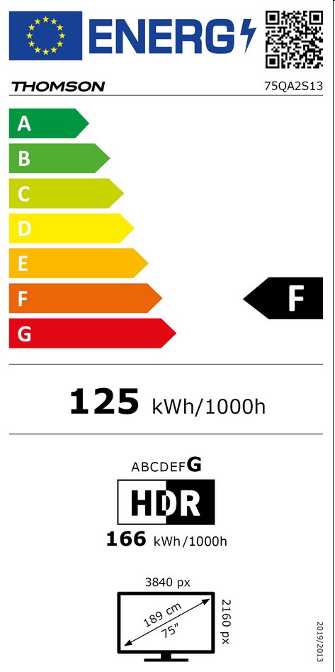 Thomson 75QA2S13 Qled Android 