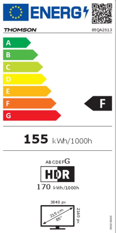 Thomson 85QA2S13 Qled Android 