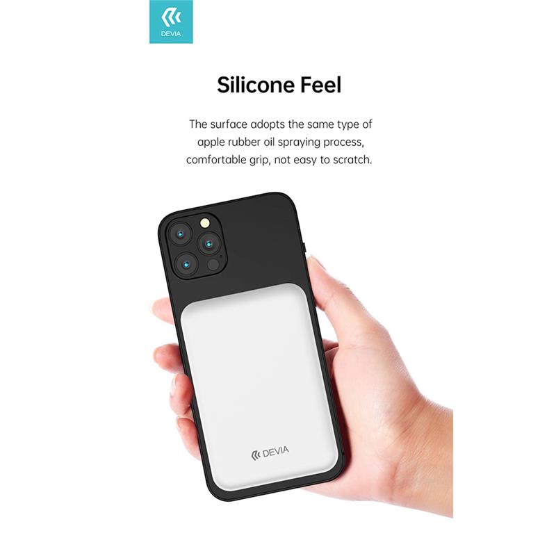 Devia powerbank Smart Series Magnetic Wireless 5000 mAh PD 20W - Black 