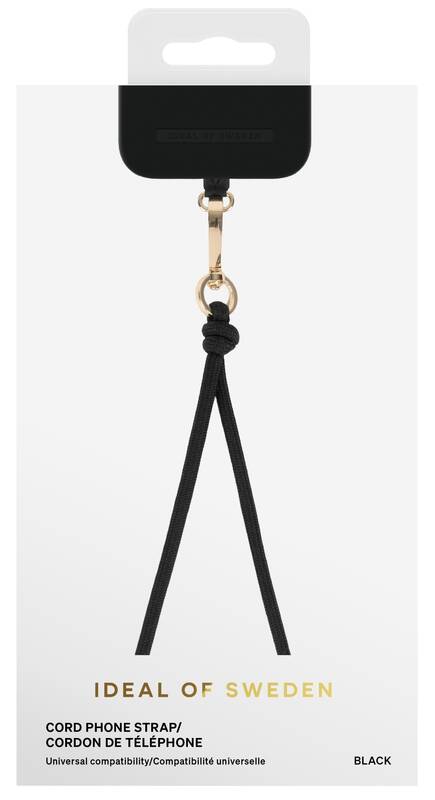 iDeal Cord Phone Strap Black 