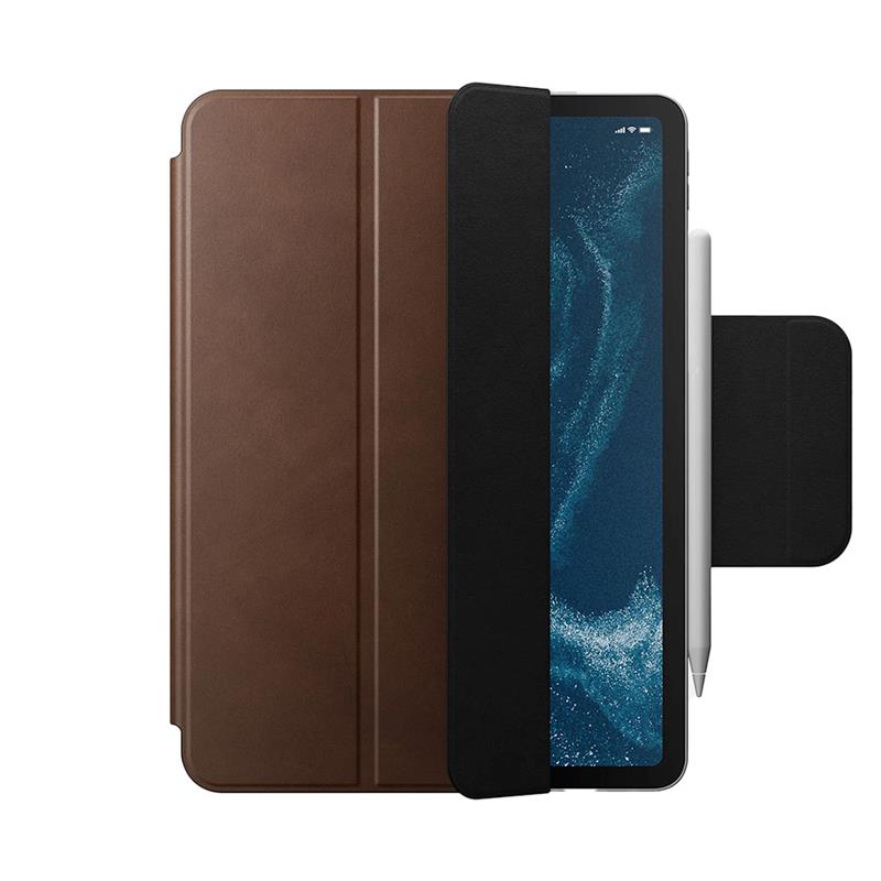 Nomad puzdro Leather Folio Plus pre Air 11" M1/M2/M3, iPad Pro 11" 2018-2022 - Brown 