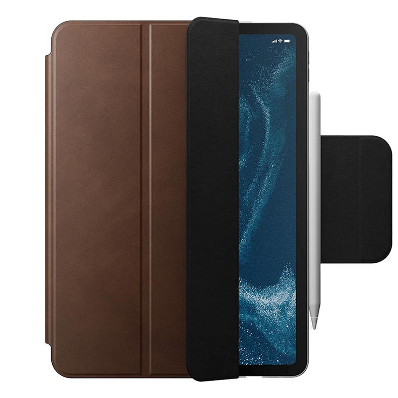 Nomad puzdro Leather Folio Plus pre iPad Pro 12.9"/Air 13" M2/M3 - Brown 