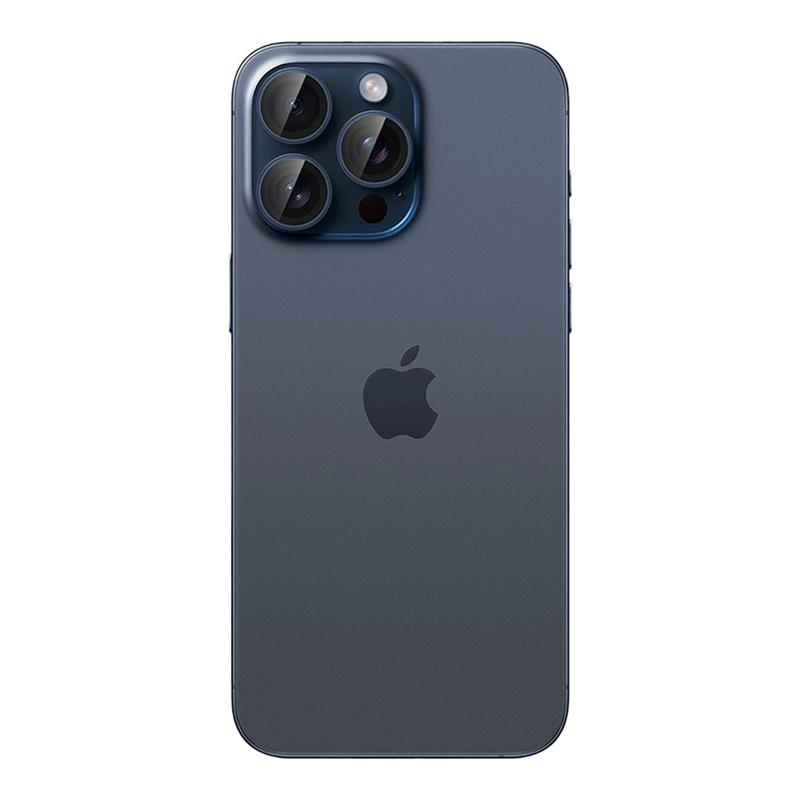 Spigen Optik Pro Lens Protector pre iPhone 15 Pro/15 Pro Max - Blue Titanium 