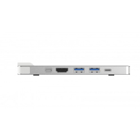 LMP USB-C Compact Dock 8 port - Silver Aluminium 