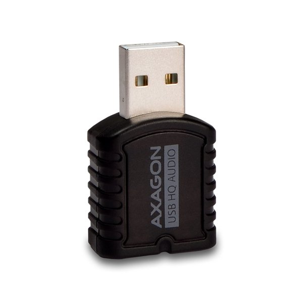 AXAGON ADA-17, USB 2.0 - externá zvuková karta HQ MINI, 96kHz/24-bit stereo, vstup USB-A  
