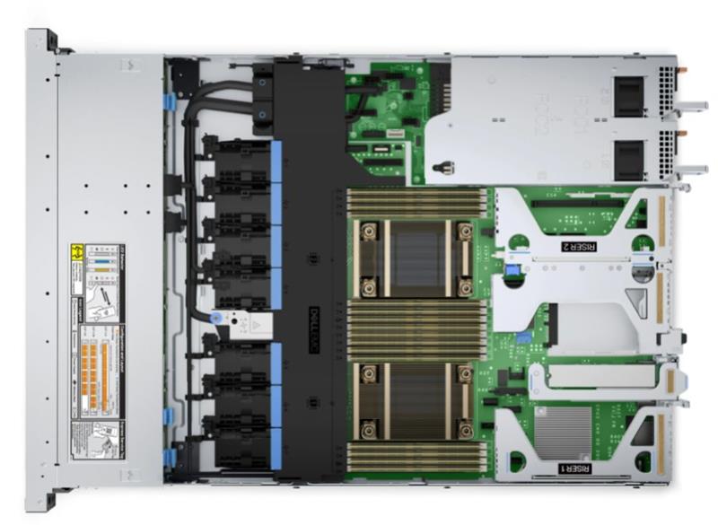 DELL server PowerEdge R650XS/ 8x2.5"/ Xeon Silver 4314/ 32GB/ 1x 480GB/ H755/ iDRAC9 Ent./ 2x1Gb/ 2x1100W/ 3Y Basic OS  