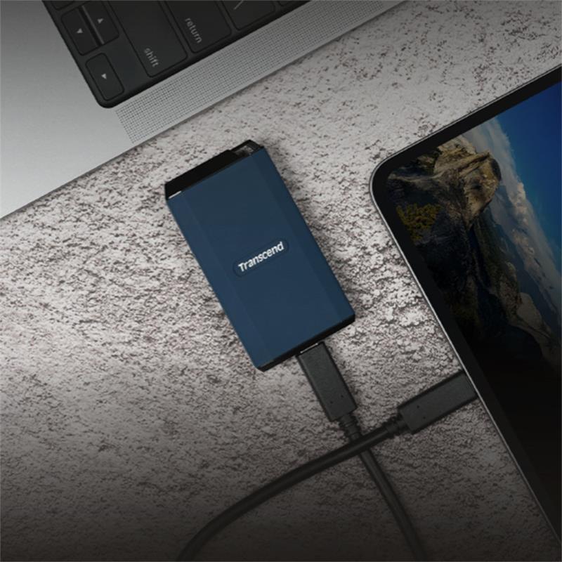 Transcend SSD 2TB ESD410C USB 3.2 Gen 2x2 - Dark Blue 