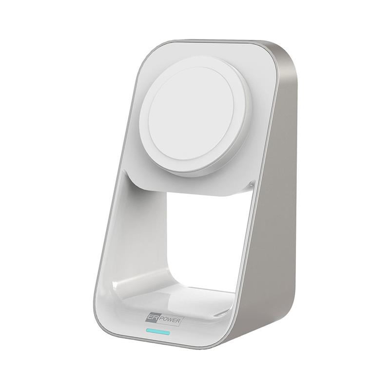 ER POWER stojan 2-in-1 Magsafe MFM - White 