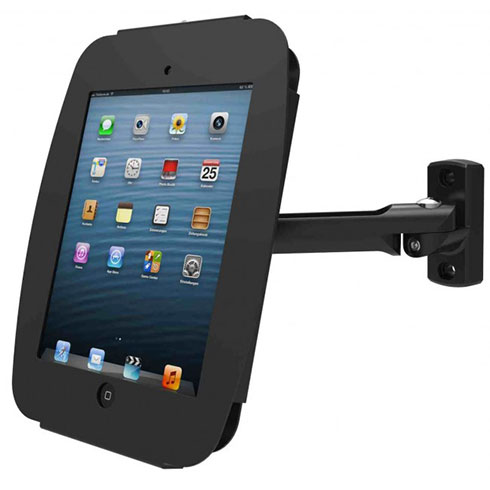 Compulocks Space Swing iPad Pro 12.9 Enclosure Stand, Black 