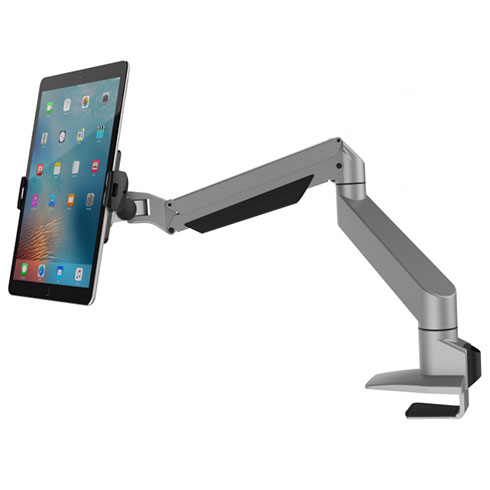 Compulocks Cling Reach Universal Tablet Articulating Arm, Silver/Black