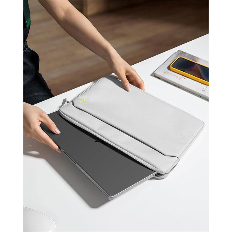 Tomtoc puzdro Light Sleeve pre Macbook Air 15" 2023 - Light Gray 