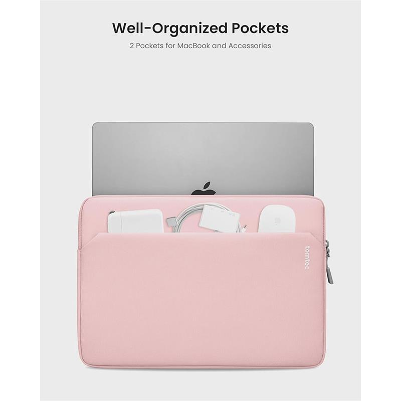 Tomtoc puzdro Light Sleeve pre Macbook Air 15" 2023 - Pink 